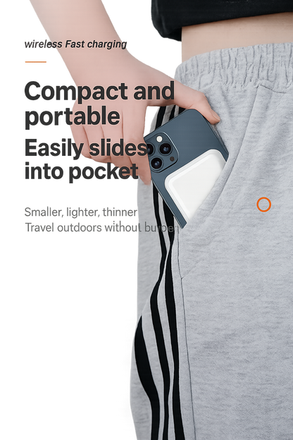 Snap-On 5000mAh MagSafe Charger – Pocket Power Bank